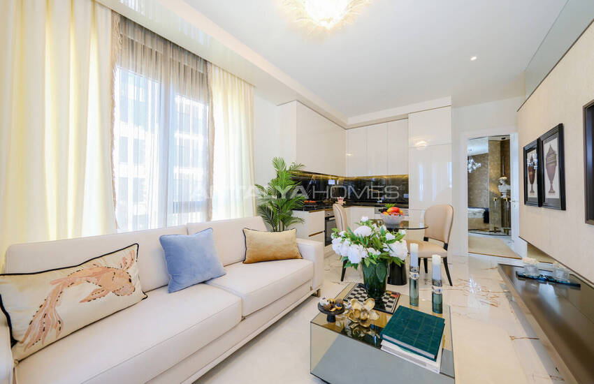New Build Real Estate in Hotel Concept Complex in Alanya Oba 15