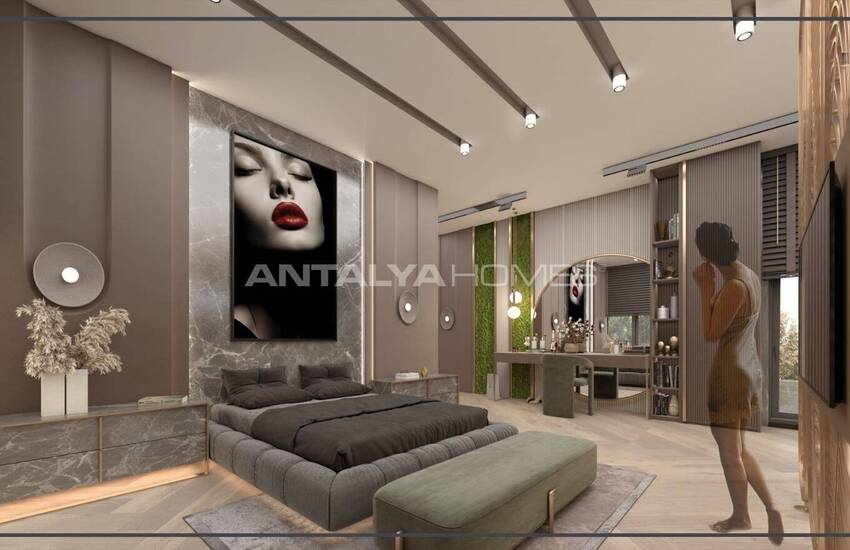 Antalya Döşemealtı'nda Dağ Manzaralı ve Özel Havuzlu Villa 21