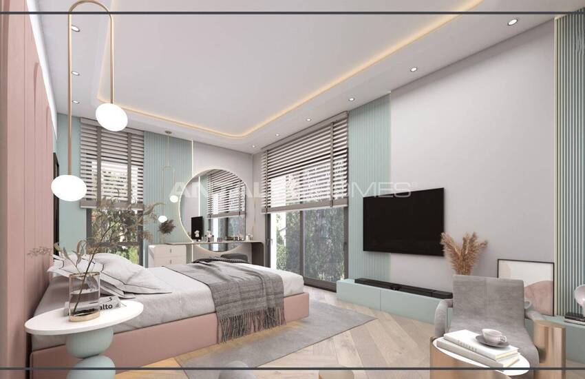 Antalya Döşemealtı'nda Dağ Manzaralı ve Özel Havuzlu Villa 24