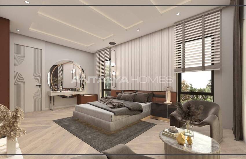 Antalya Döşemealtı'nda Dağ Manzaralı ve Özel Havuzlu Villa 17