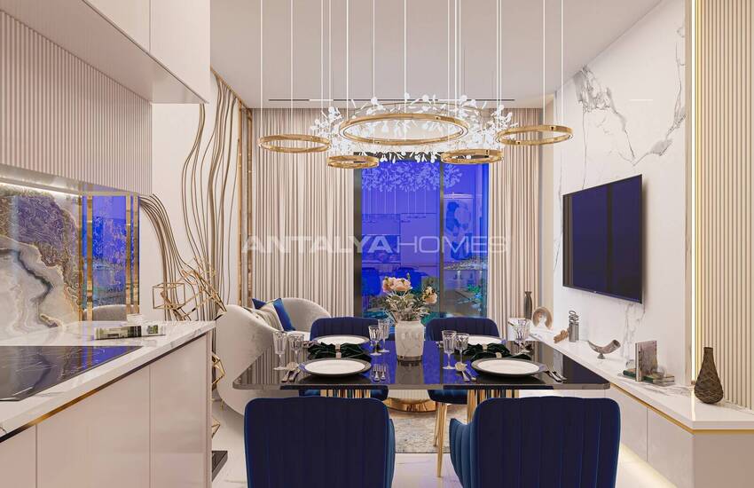 Nouvelle Propriétés Dans Un Complexe Complet À Alanya Tosmur 43