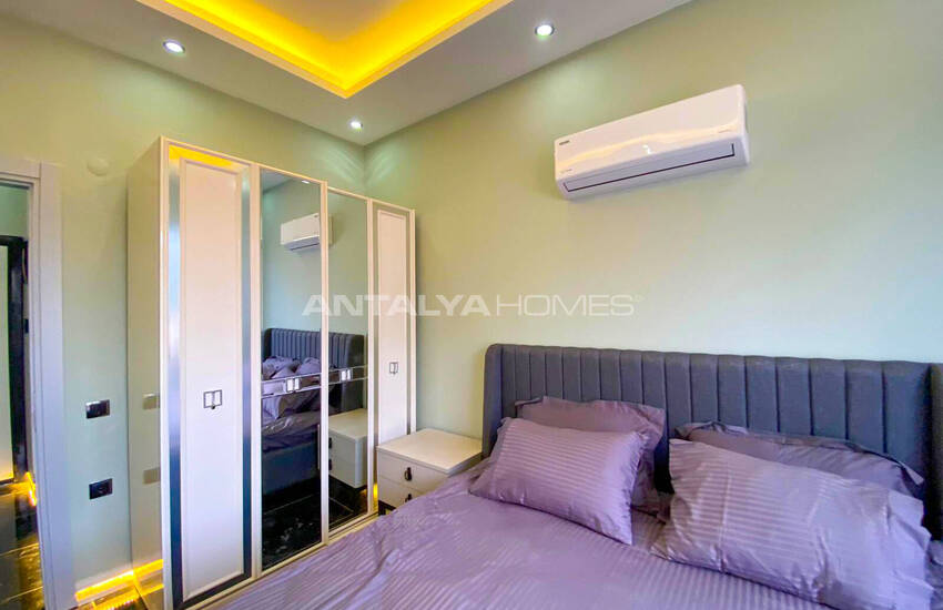 Alanya Avsallar'da Plaja Yakın Şık Tasarımlı Daireler 20