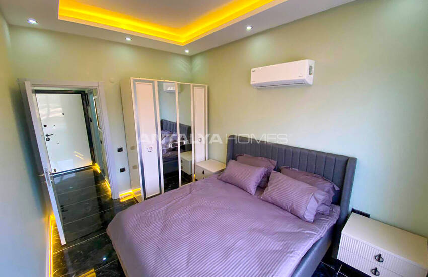 Alanya Avsallar'da Plaja Yakın Şık Tasarımlı Daireler 26