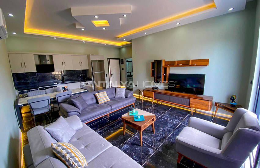 Alanya Avsallar'da Plaja Yakın Şık Tasarımlı Daireler 17