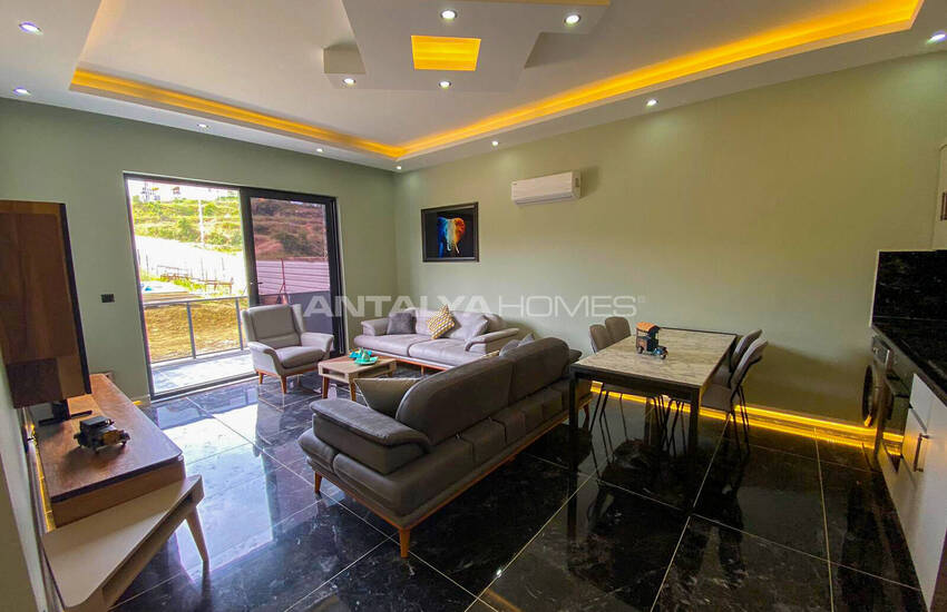 Alanya Avsallar'da Plaja Yakın Şık Tasarımlı Daireler 24