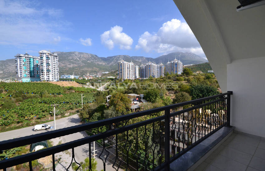Alanya Mahmutlar'da Deniz Manzaralı ve Eşyalı Dubleks Daire 39