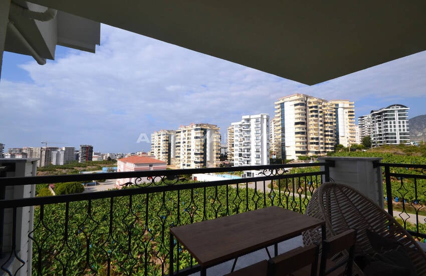 Alanya Mahmutlar'da Deniz Manzaralı ve Eşyalı Dubleks Daire 15