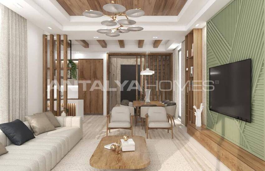 Antalya Döşemealtı'nda 4 Yatak Odalı ve Lüks Tasarımlı Villalar 9