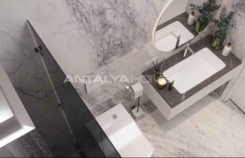 Apartments in Complex Intertwined with Nature in Alanya Oba 26