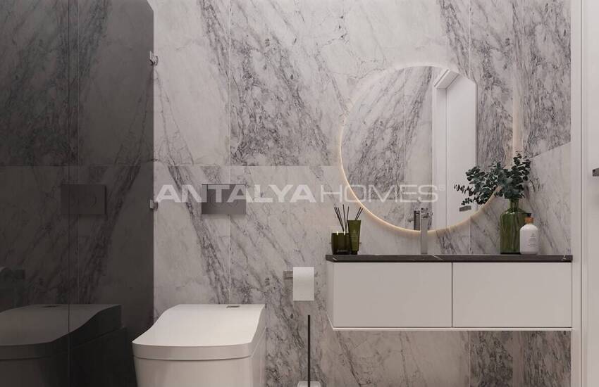 Apartments in Complex Intertwined with Nature in Alanya Oba 25