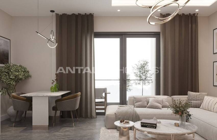 Apartments in Complex Intertwined with Nature in Alanya Oba 18