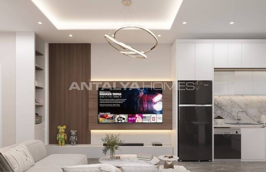 Apartments in Complex Intertwined with Nature in Alanya Oba 21