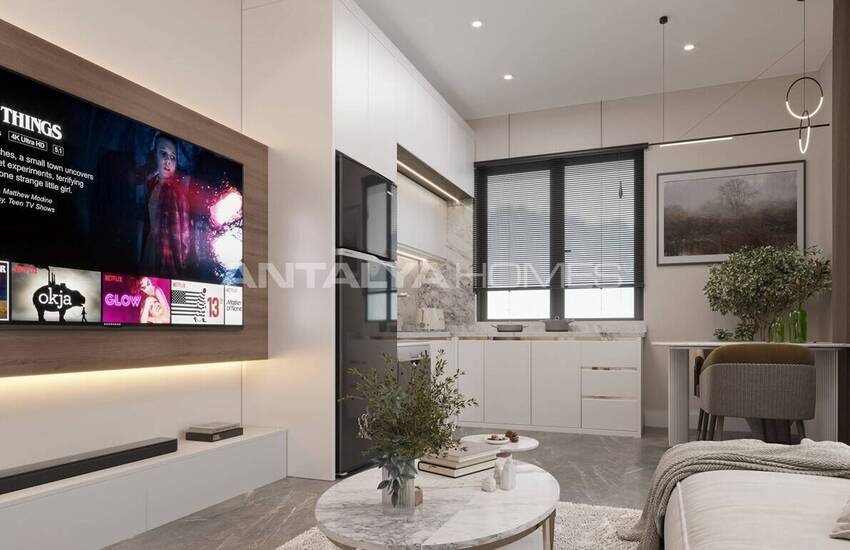 Apartments in Complex Intertwined with Nature in Alanya Oba 19