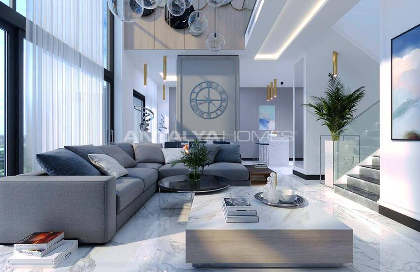 منازل مطلة على البحر مع نظام المنزل الذكي في ألانيا تيبي 22