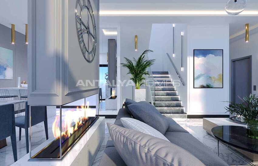 منازل مطلة على البحر مع نظام المنزل الذكي في ألانيا تيبي 20