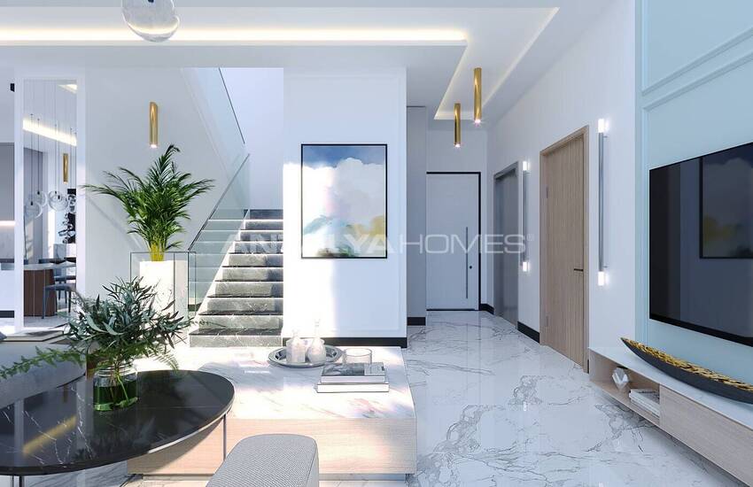 منازل مطلة على البحر مع نظام المنزل الذكي في ألانيا تيبي 26