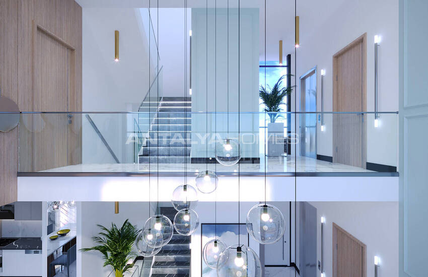 منازل مطلة على البحر مع نظام المنزل الذكي في ألانيا تيبي 23