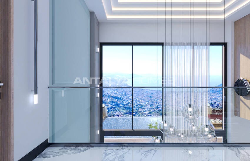 منازل مطلة على البحر مع نظام المنزل الذكي في ألانيا تيبي 27