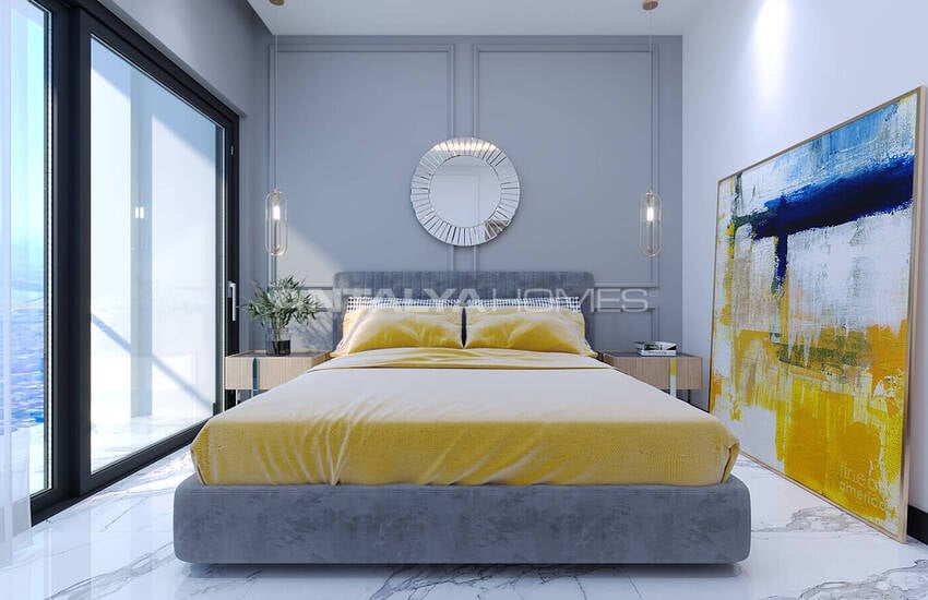 منازل مطلة على البحر مع نظام المنزل الذكي في ألانيا تيبي 31