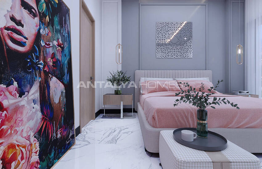 منازل مطلة على البحر مع نظام المنزل الذكي في ألانيا تيبي 29