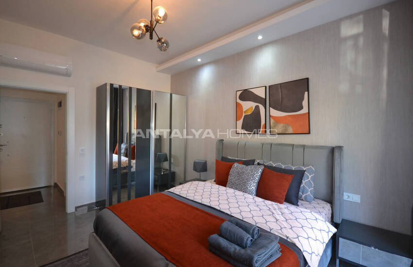 آپارتمان مبله در فاصله پیاده روی دریا در آلانیا 11