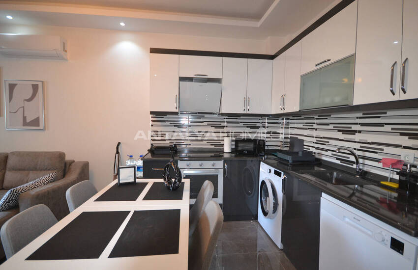 آپارتمان مبله در فاصله پیاده روی دریا در آلانیا 9