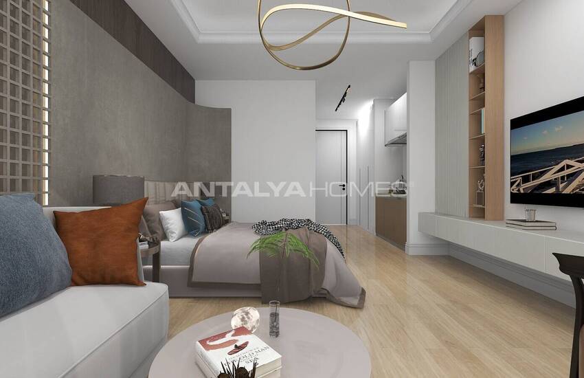 آپارتمان در مجتمع هتل مفهومی در نزدیکی امکانات رفاهی در آلانیا 53