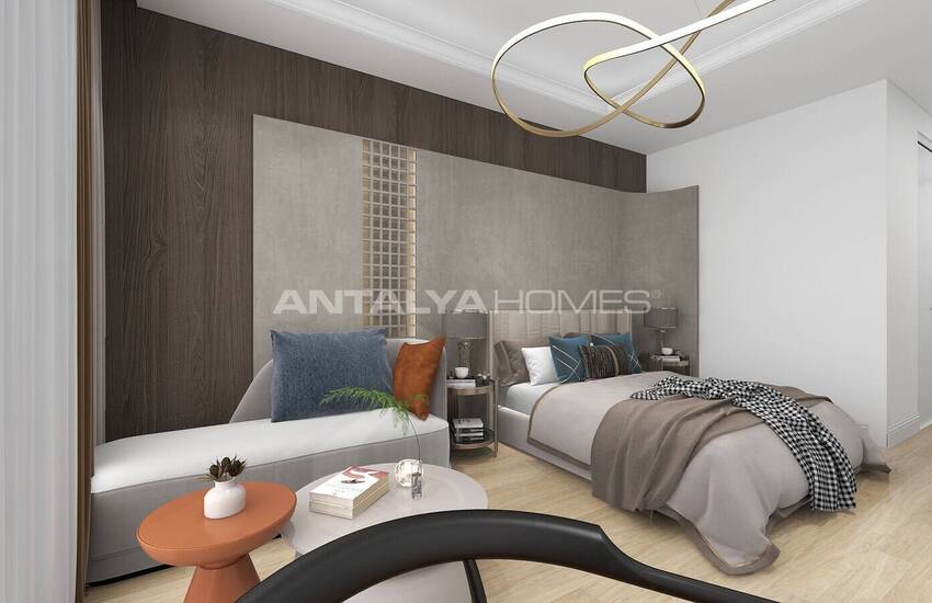 آپارتمان در مجتمع هتل مفهومی در نزدیکی امکانات رفاهی در آلانیا 54