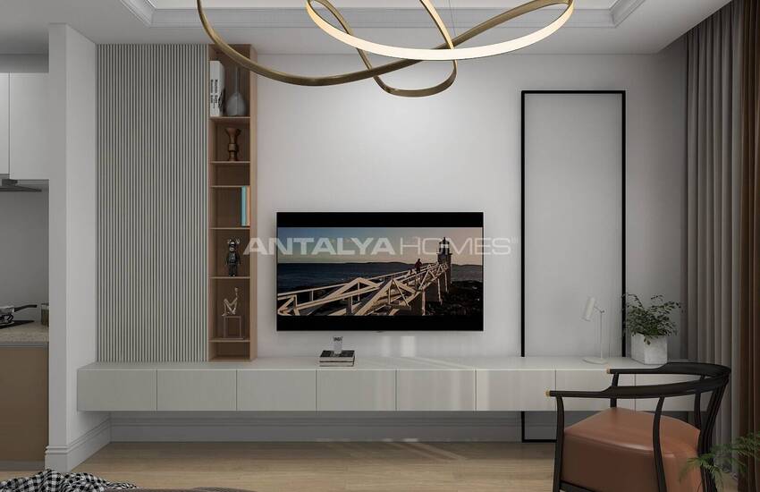 آپارتمان در مجتمع هتل مفهومی در نزدیکی امکانات رفاهی در آلانیا 56