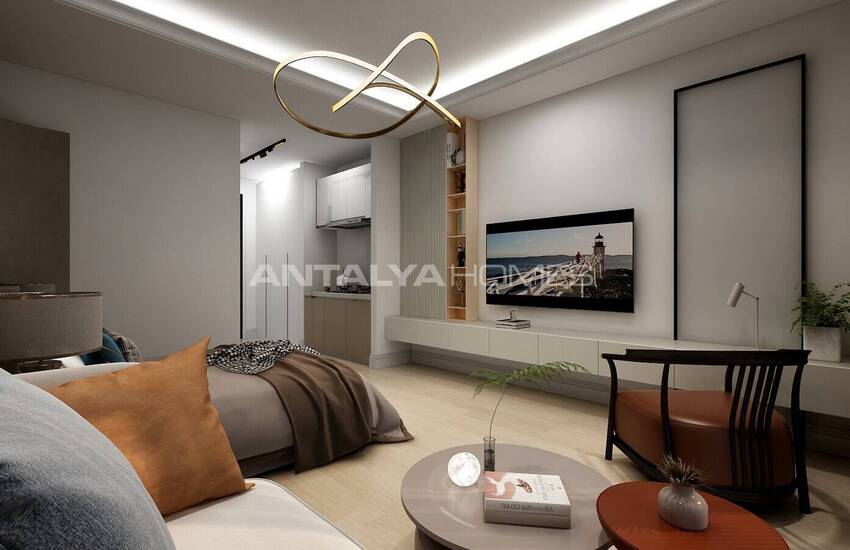 آپارتمان در مجتمع هتل مفهومی در نزدیکی امکانات رفاهی در آلانیا 51