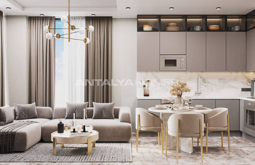 Alanya'da Havuzlu ve Bahçeli Sitede Ferah Daireler 5