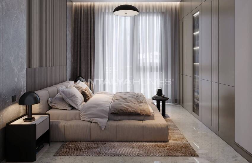 Appartements En Complexe Avec Commodités À Oba Alanya 40