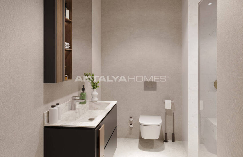 Flats in a Complex with Rich Amenities in Oba Alanya 41