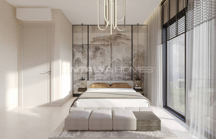 Flats in a Complex with Rich Amenities in Oba Alanya 32