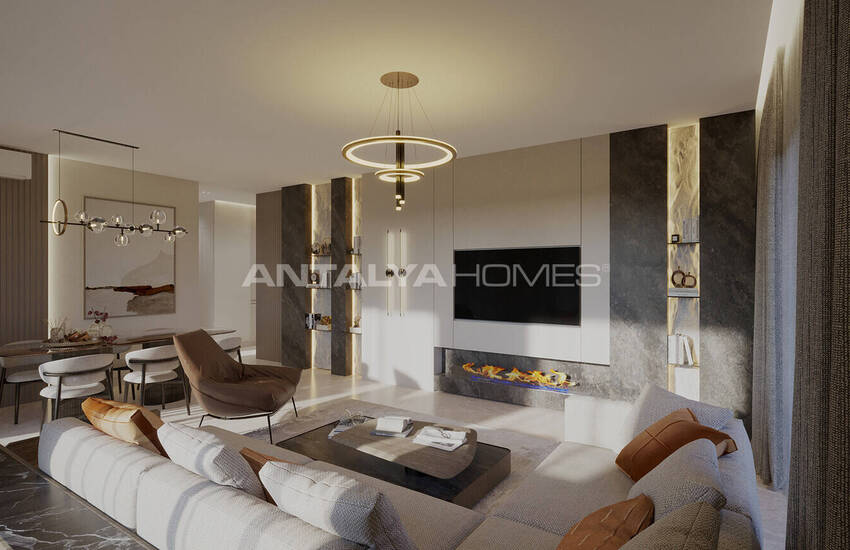 Flats in a Complex with Rich Amenities in Oba Alanya 29