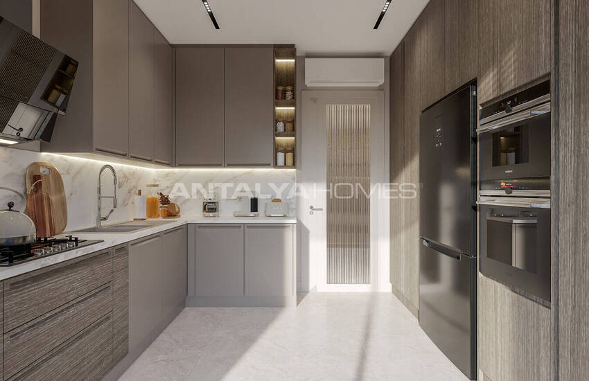 Flats in a Complex with Rich Amenities in Oba Alanya 31