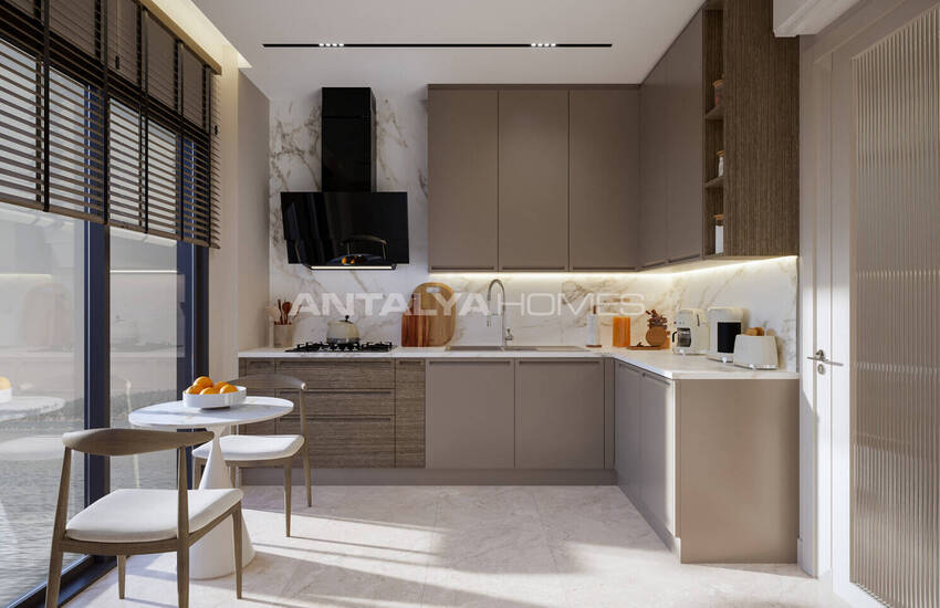 Flats in a Complex with Rich Amenities in Oba Alanya 30