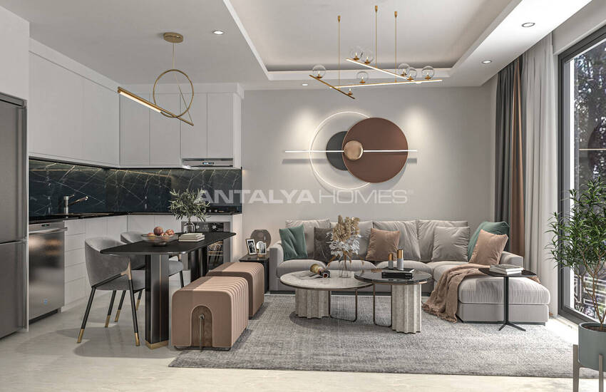 Naturutsikt Lägenheter I Ett Komplex Med Bekvämligheter I Alanya 19