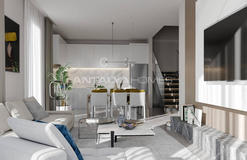 Duplex Lägenheter I Ett Komplex Nära Bekvämligheter I Alanya 13