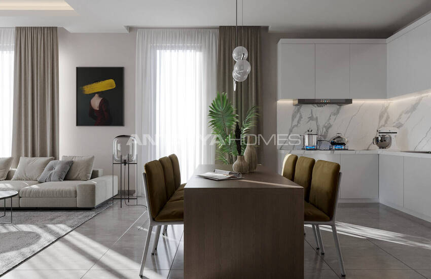 Duplex Lägenheter I Ett Komplex Nära Bekvämligheter I Alanya 14