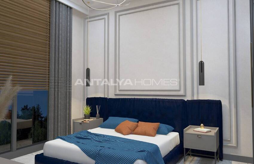 Alanya'da Olanaklara Yakın Deniz ve Şehir Manzaralı Daireler 11