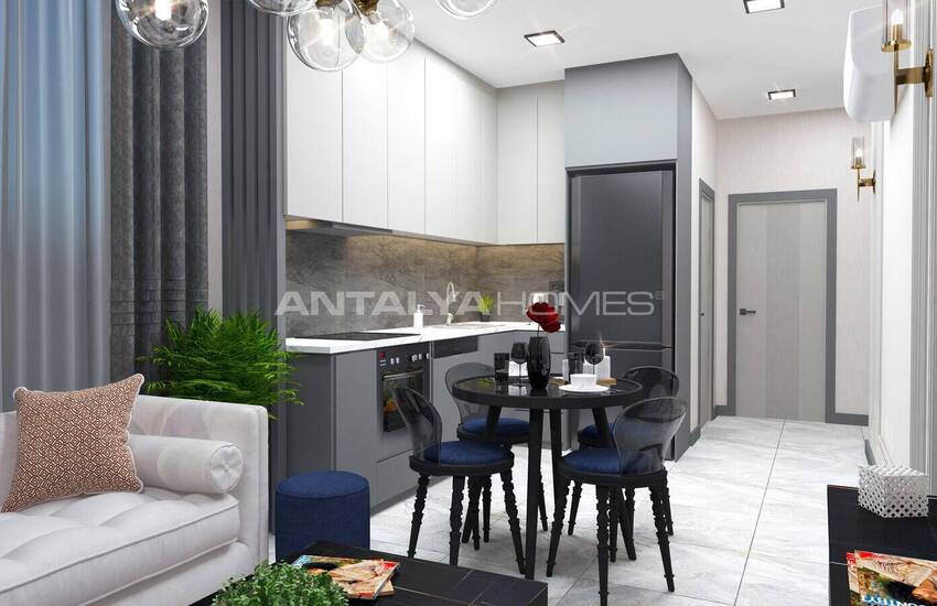 Alanya'da Olanaklara Yakın Deniz ve Şehir Manzaralı Daireler 7