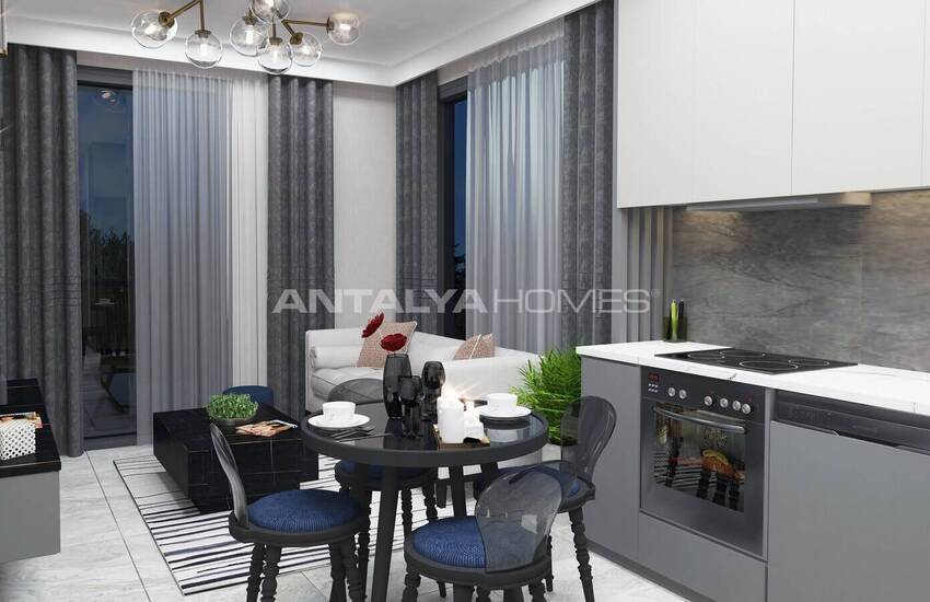 Alanya'da Olanaklara Yakın Deniz ve Şehir Manzaralı Daireler 8