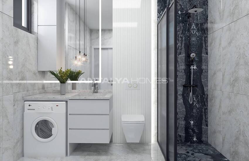 Aksu Altıntaş'ta Havuzlu Sitede 1 Odalı Daire 18