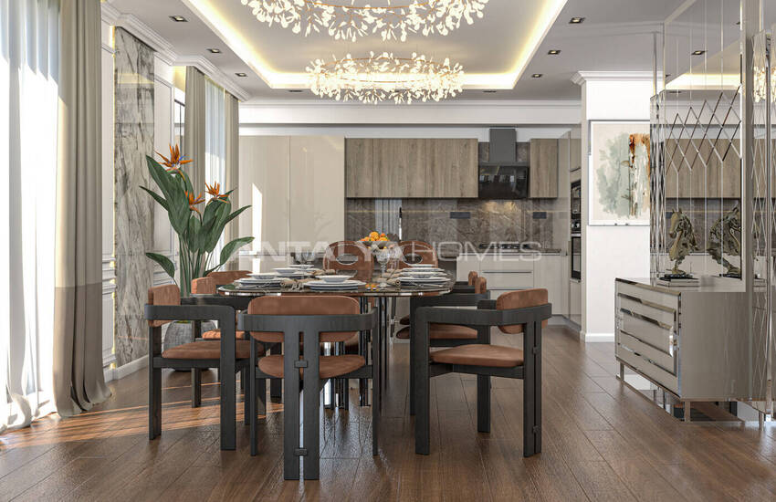 Detached Houses with City Views in Kargıcak Alanya 10