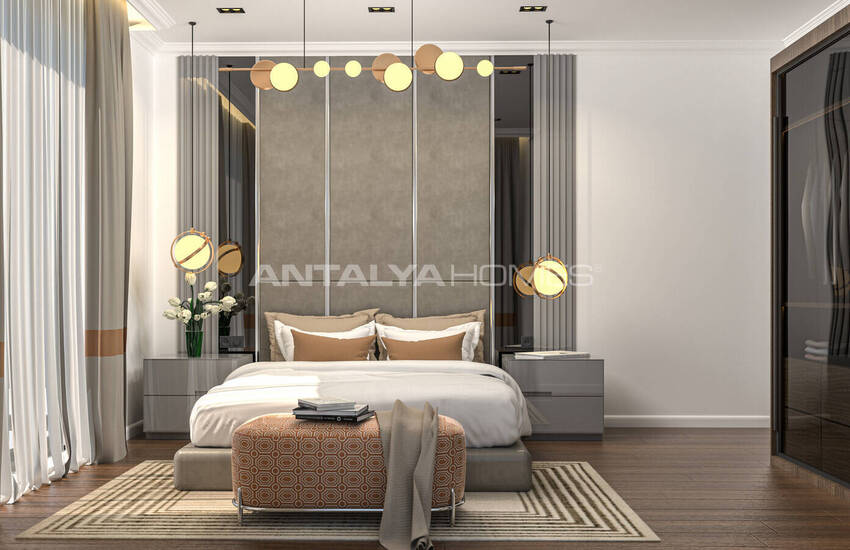 Detached Houses with City Views in Kargıcak Alanya 15