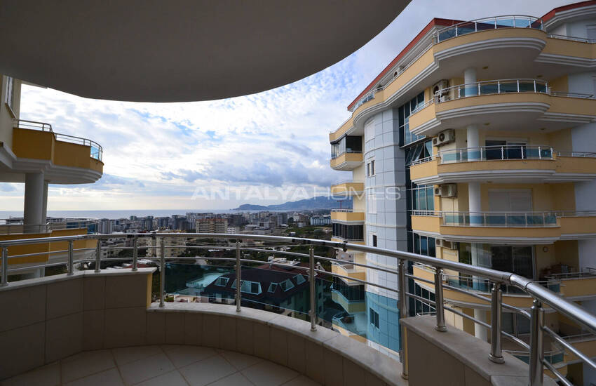 Alanya Mahmutlar'da Deniz ve Şehir Manzaralı Dubleks Daire 27