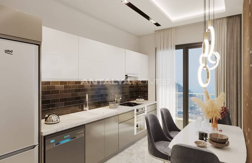 Alanya Kargıcak'ta Otel Konseptli Projede Dağ Manzaralı Daireler 32