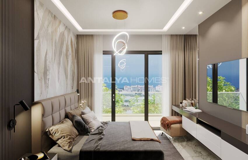 Alanya Kargıcak'ta Otel Konseptli Projede Dağ Manzaralı Daireler 33