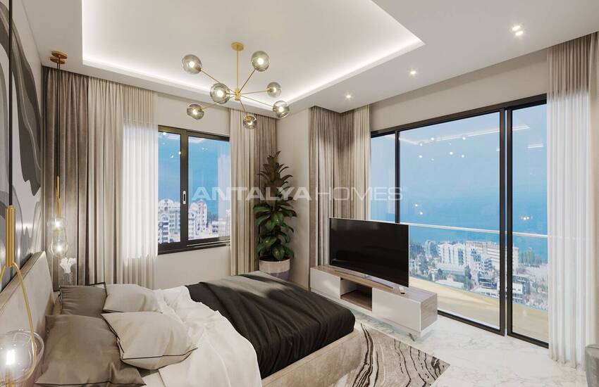 Alanya Kargıcak'ta Otel Konseptli Projede Dağ Manzaralı Daireler 35